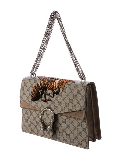 gucci mini bee bag|gucci shoulder bag beige.